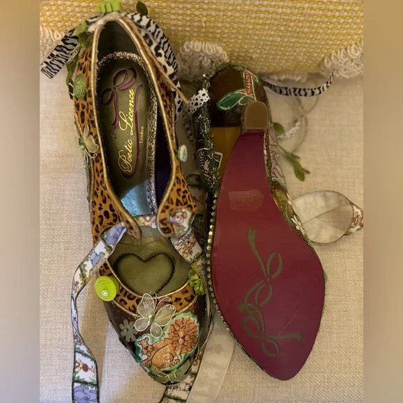 Custom~HandMade~One-of-a-Kind!! Mary Jane with unique wedge, US8/EU39/UK40. - Picture 12 of 12